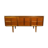 Mid Century Retro Teak Sideboard by Nathan 1960  Squares Danish Design