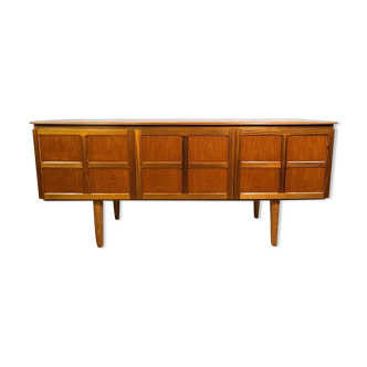 Mid Century Retro Teak Sideboard by Nathan 1960  Squares Danish Design
