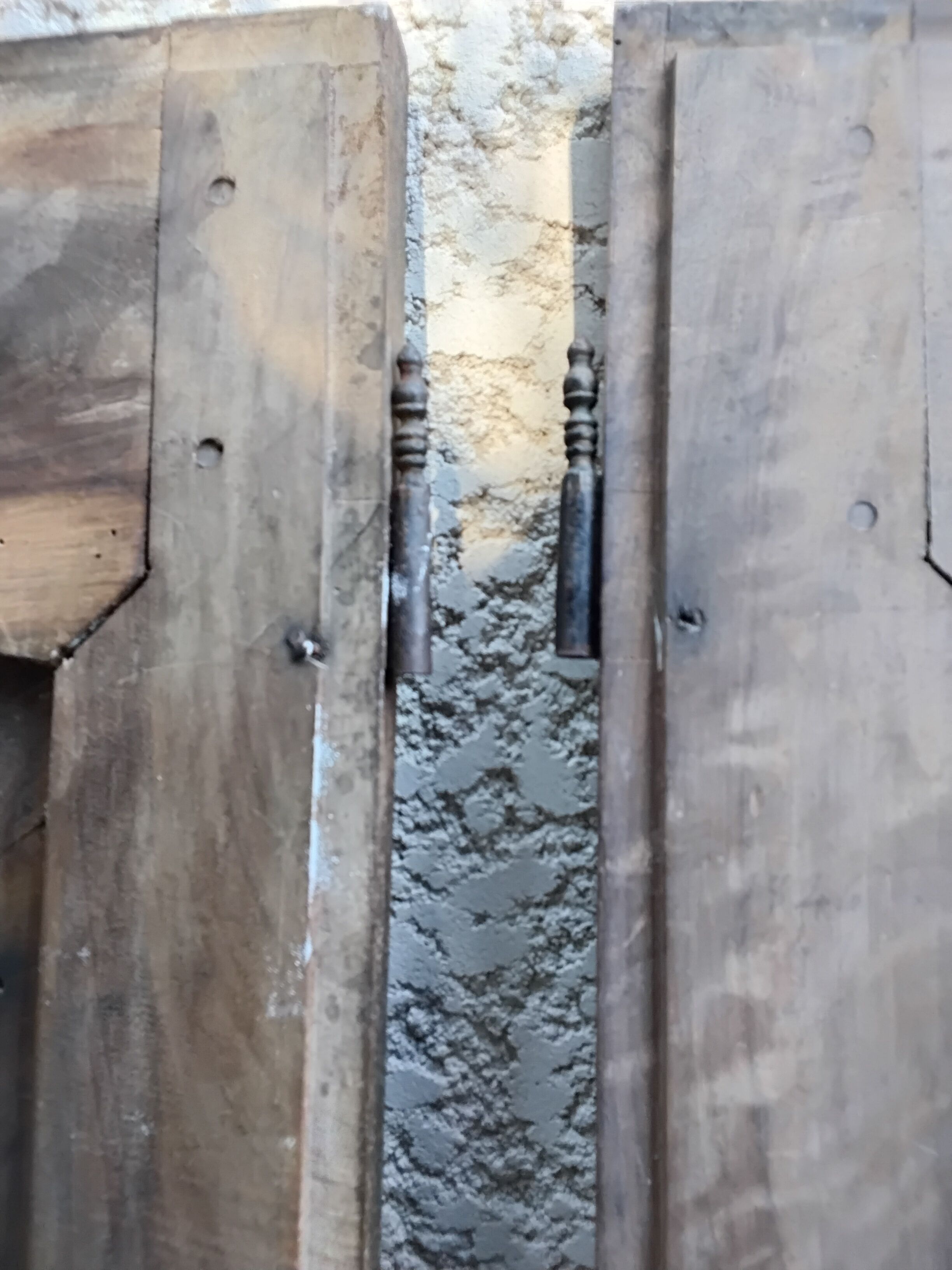 Pair of antique doors in 18th-century Louis XV style.