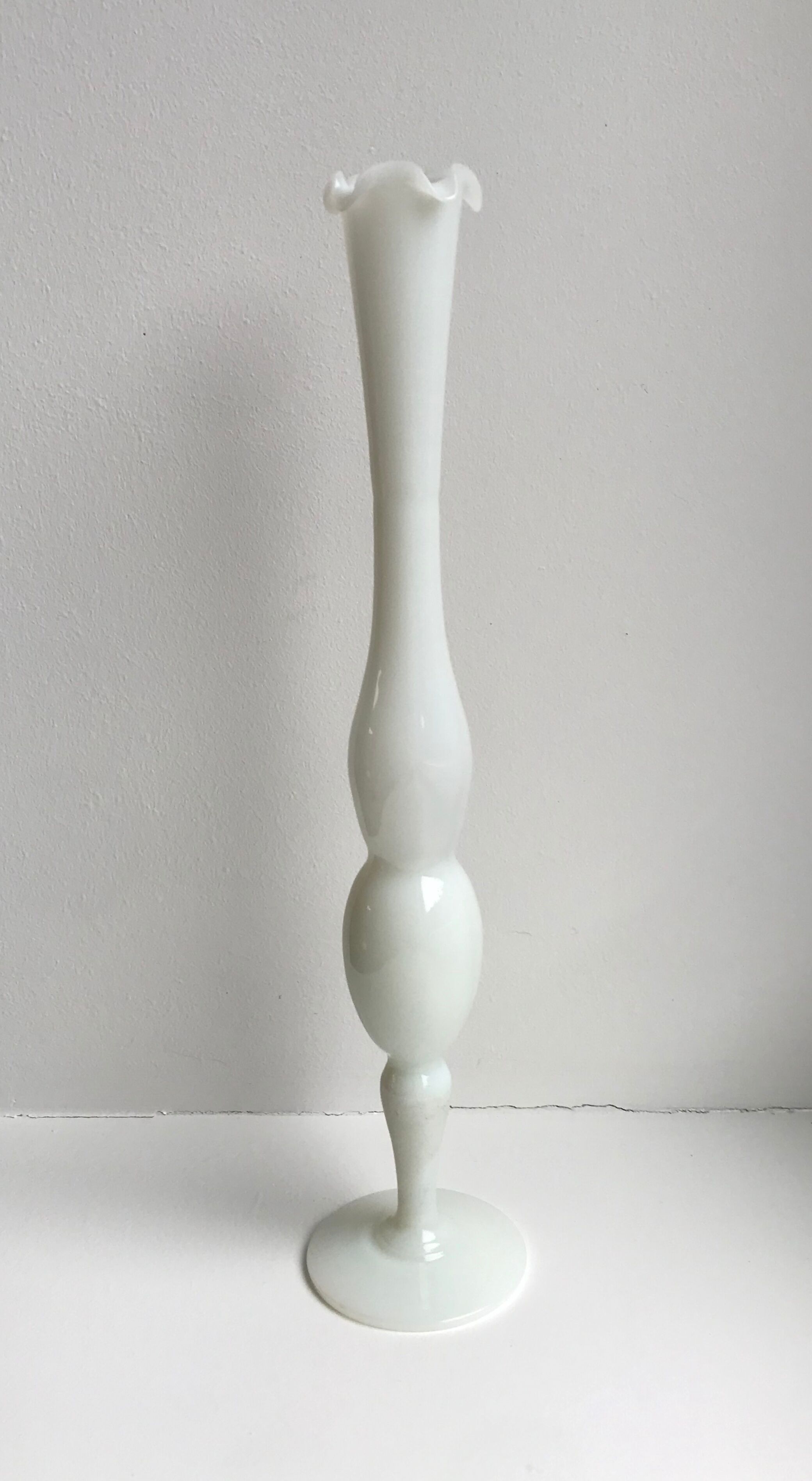 Old opaline soliflore vase early twentieth century