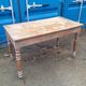 Table de ferme en bois patiné
