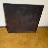 Cast iron fireplace plate neutral