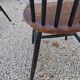 4 chaises de type Fanett design Ilmari Tapiovara