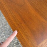 Scandinavian square teak coffee table