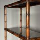 Faux bamboo bookcase