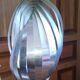 Suspension lustre spiral Henry Mathieu 1970 Space age helicoidal