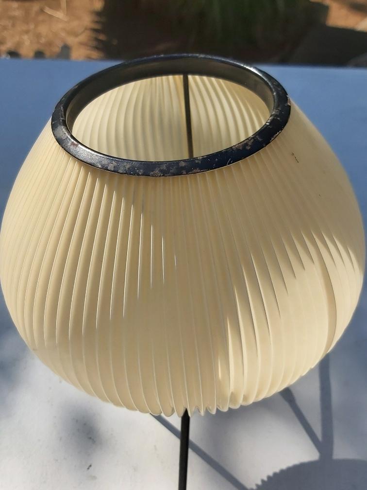 Rispal rodhoïd vintage lamp 50s