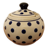 Hand painted ceramic sugar bowl. Poland