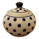 Hand painted ceramic sugar bowl. Poland