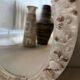Vintage shell mirror handmade from the 70s.