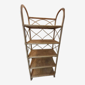 Etagere en rotin