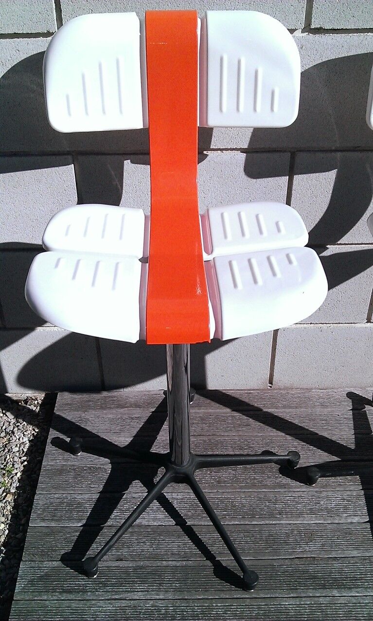 Pair of chairs high metal Mirima