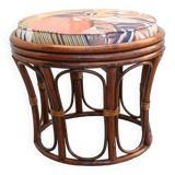 Rattan pouf