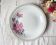 Vintage Limoges Porcelain Cake Stand with Floral Pattern