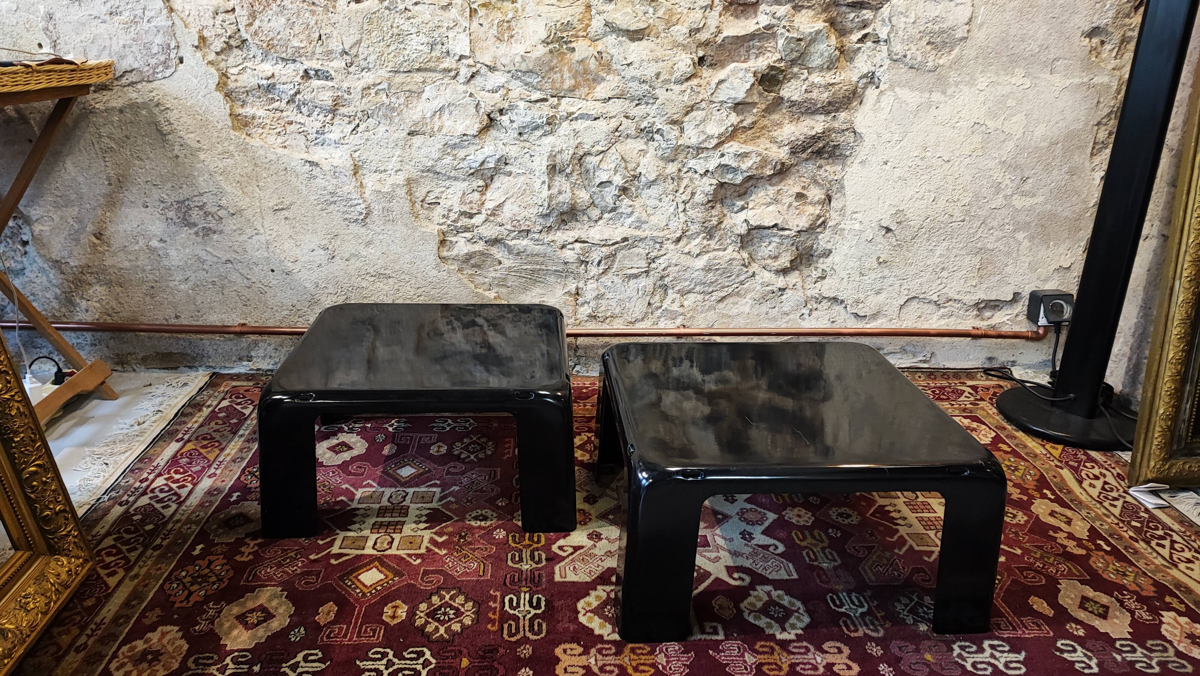 Set of 2 coffee tables "4 Gatti" by Mario Bellini for B&B Italia, 1960s