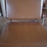Leather armchair set