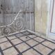 Ancient iron forge bed