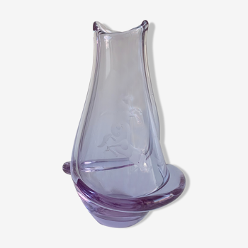 Vase by M. Klinger for Bohemian Glass, Czechoslovakia, 1960s