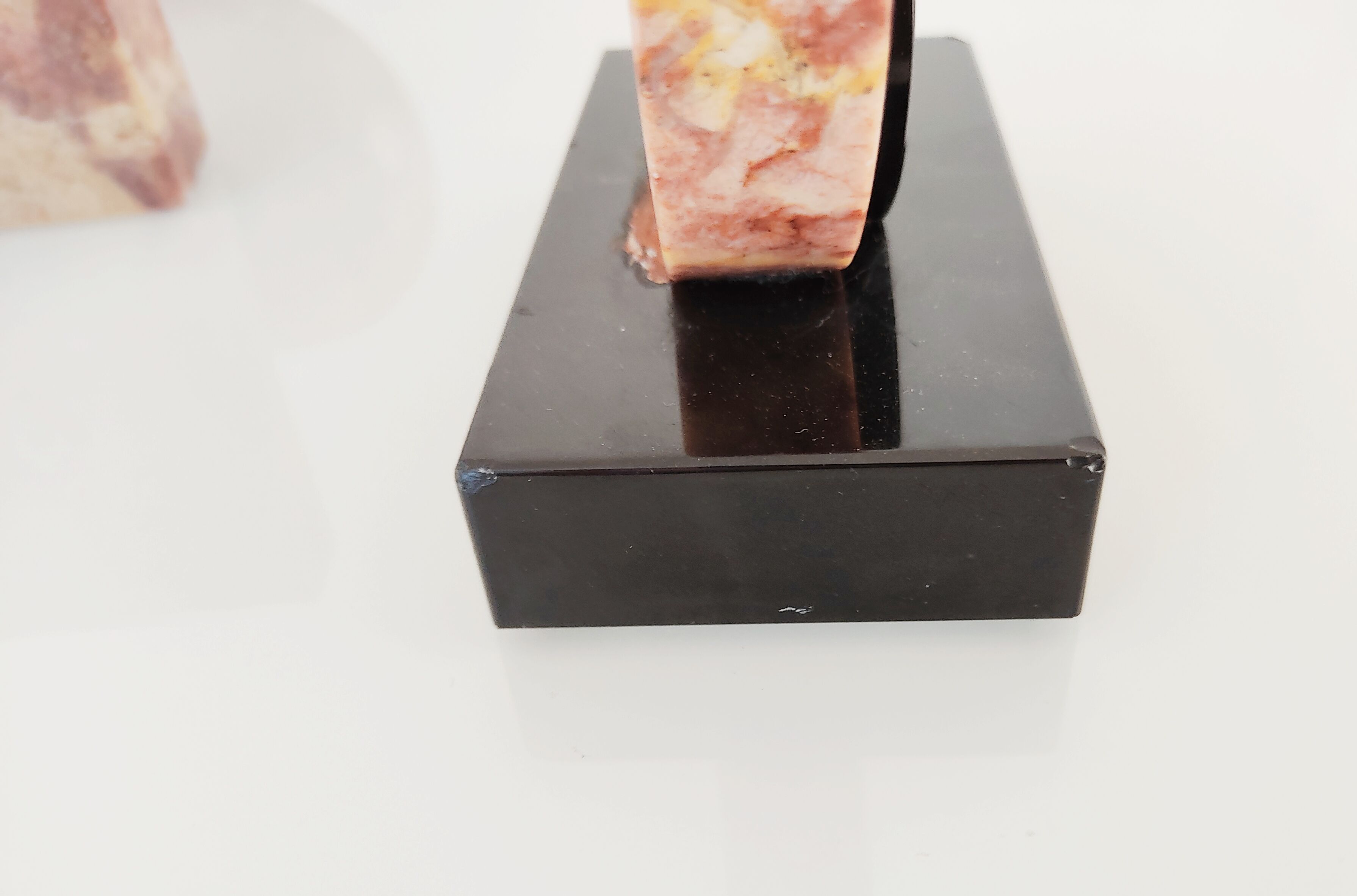 Cut and paperweight art deco marble