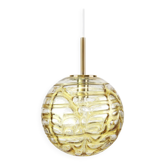 1 of 3 Rare Murano Ball Pendant by Doria, Germany, 1970s