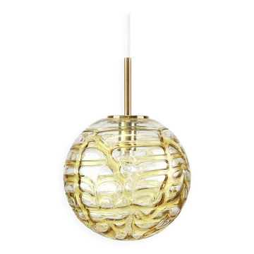1 of 3 Rare Murano Ball Pendant by Doria, Germany, 1970s