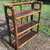 Rattan shelf
