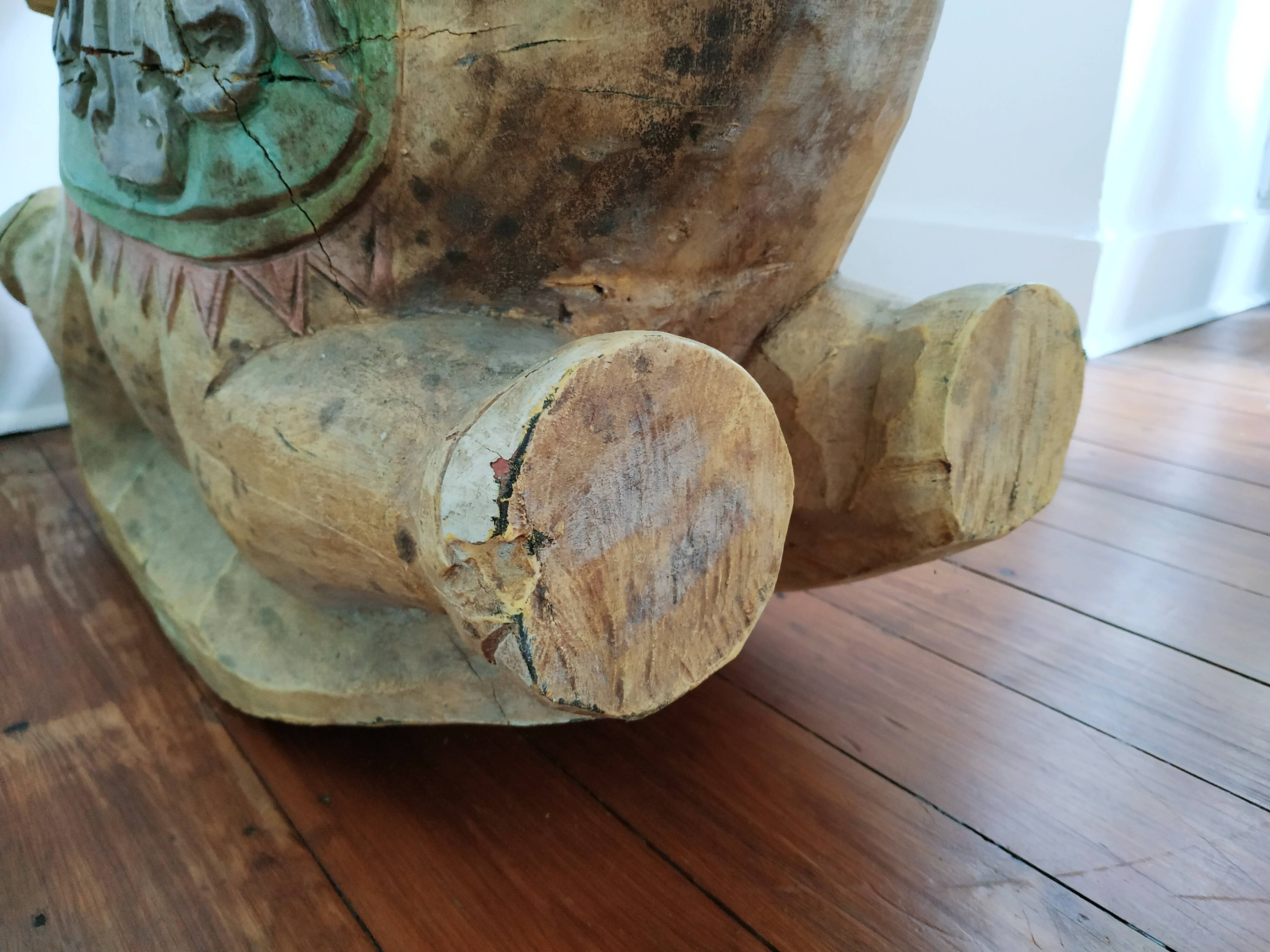 Rocking elephant, indian work, 65 x 67 cm