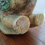 Rocking elephant, indian work, 65 x 67 cm