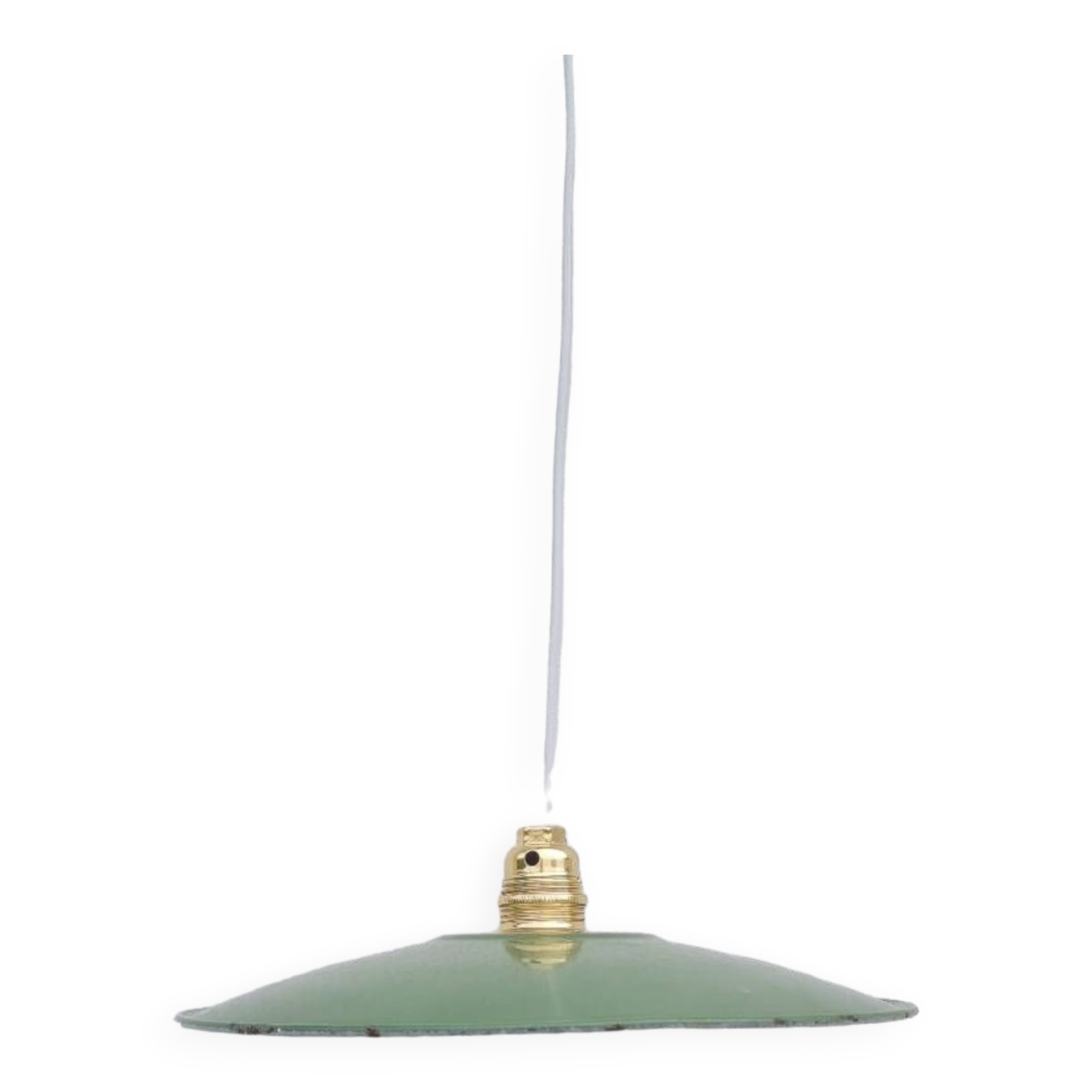 Green enamelled sheet metal suspension
