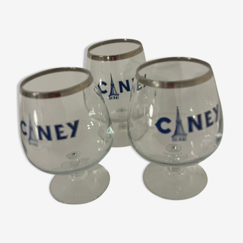 Ciney beer crystal chalice glasses