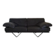 Durlet, Blue Leather Sofa, Model Cornelius, 1980s