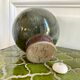 Vase ball glazed pottery signed