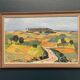 Swedish Oil on Panel “Landscape” by Tage Gavik, Signed, Vintage & Framed