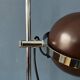 Space Age Mid-Century "eyeball" brown floor lamp