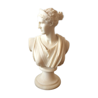 Bust in ancient alabaster