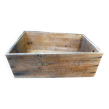 Ancienne caisse en bois publicitaire Nestlé