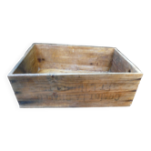 Former Nestlé advertising wooden box