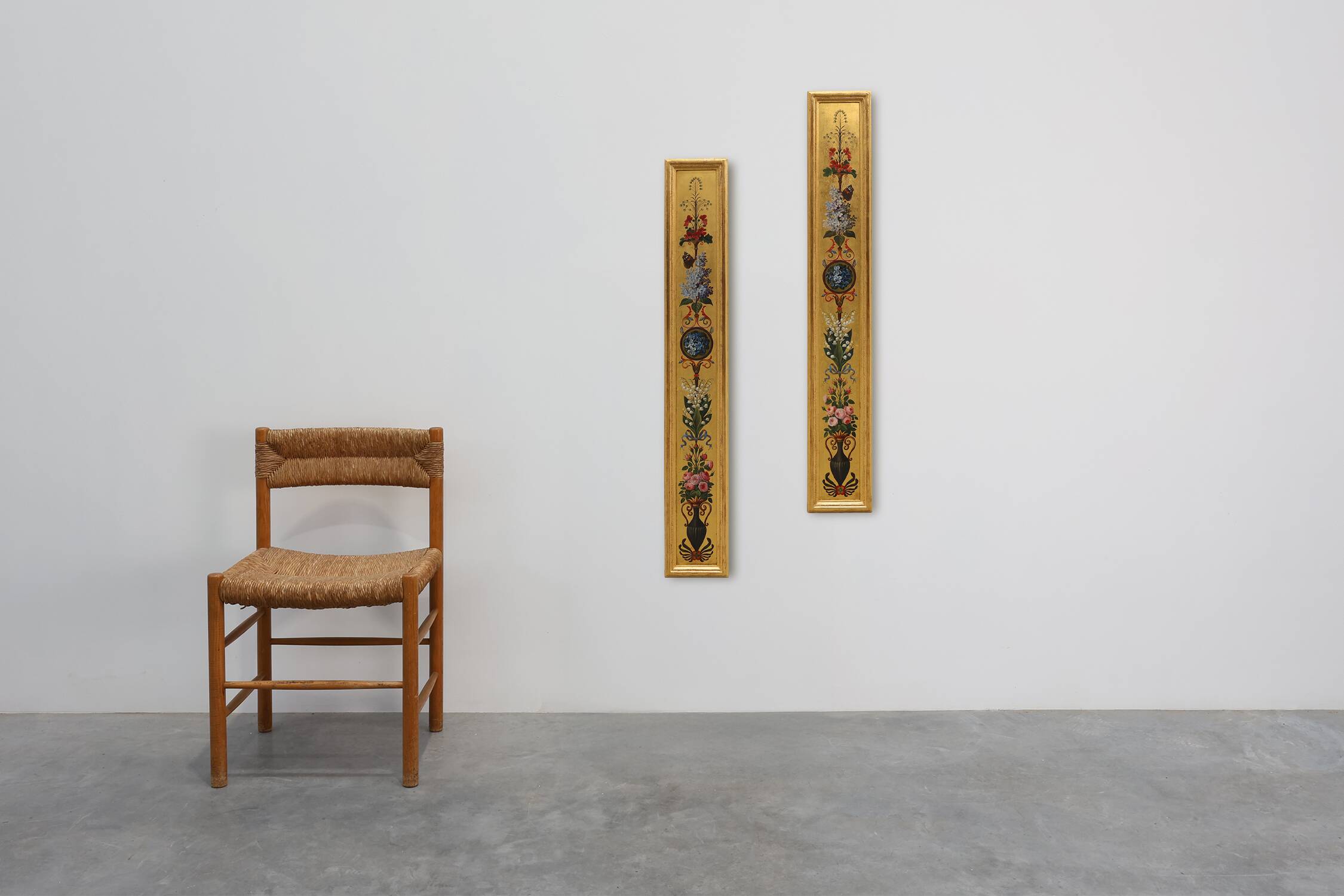 Pair of Baroque Decorative Panels, France, 19th Century