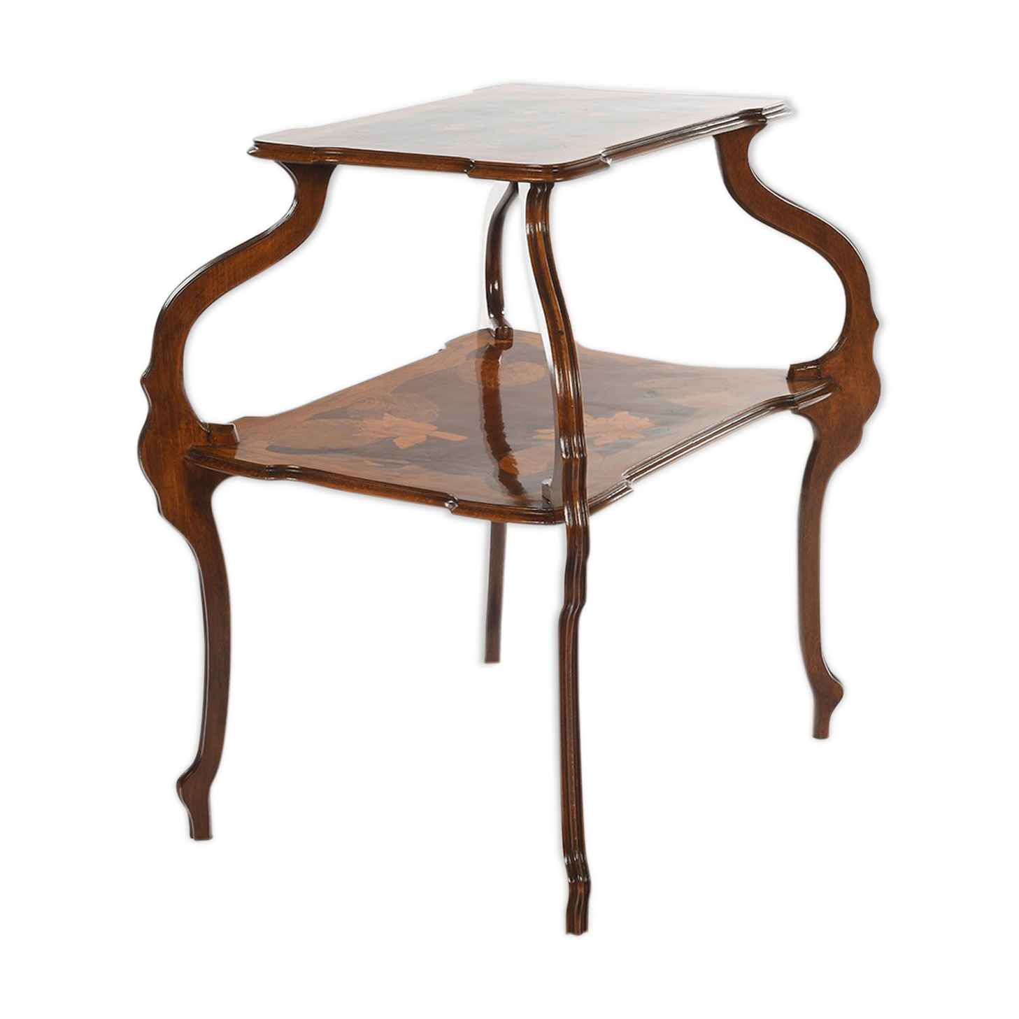 Table de marqueterie art nouveau