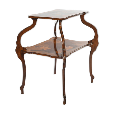 Table de marqueterie art nouveau
