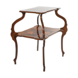 Art Nouveau marquetry table