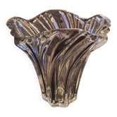 Vase en cristal transparent art déco