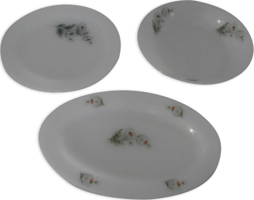 Plat arcopal rond d'occasion - Arts de la table