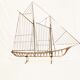 Sculptural Sailing Ship by Curtis Jeré, 1976