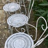 Vintage iron garden furniture