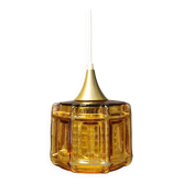 Lampe suspendue suédoise par Carl Fagerlund pour la verrerie Orrefors, années 1970.
