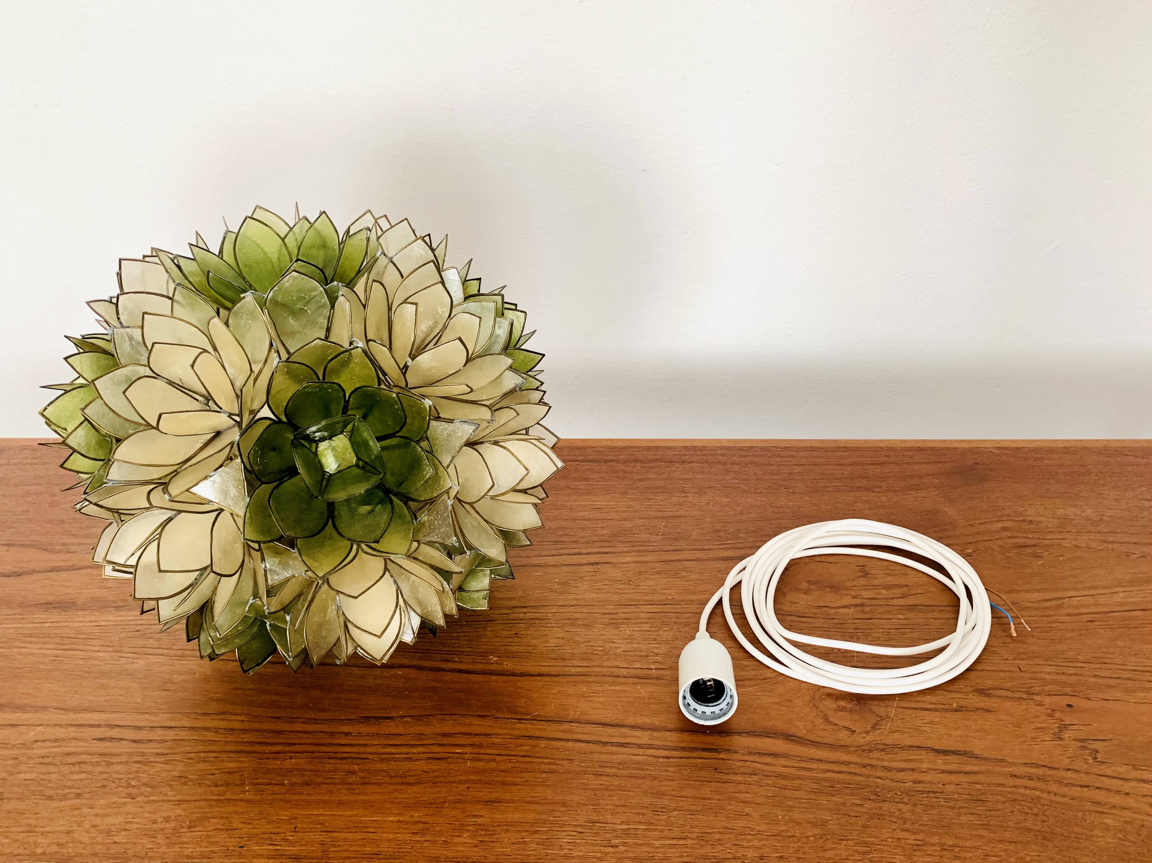 Capiz Shell Pendant Lamp