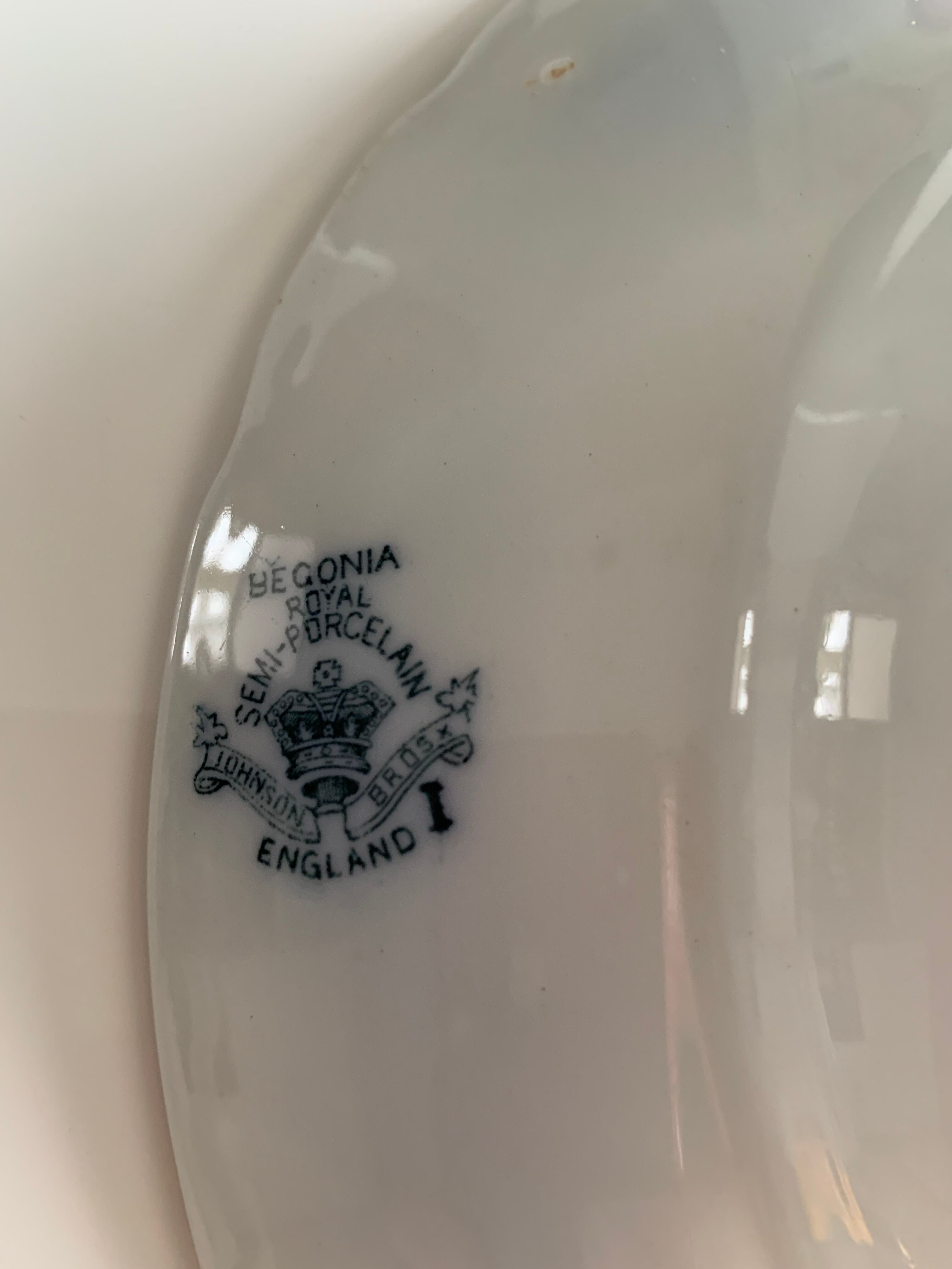 Set 3 hollow plates in English porcelain Johnson Bros