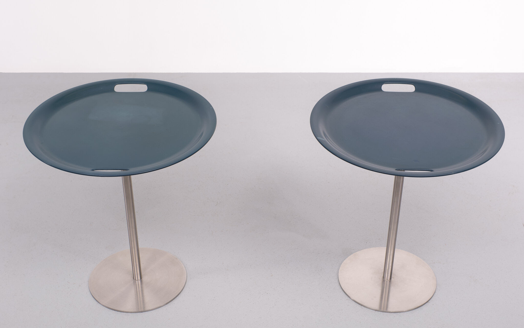 Tables Petrol Blue by Jasper Morrison
