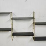 Vintage metal shelves